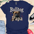 Bulldog Papa - V5 - Gothic Graphic T-Shirt